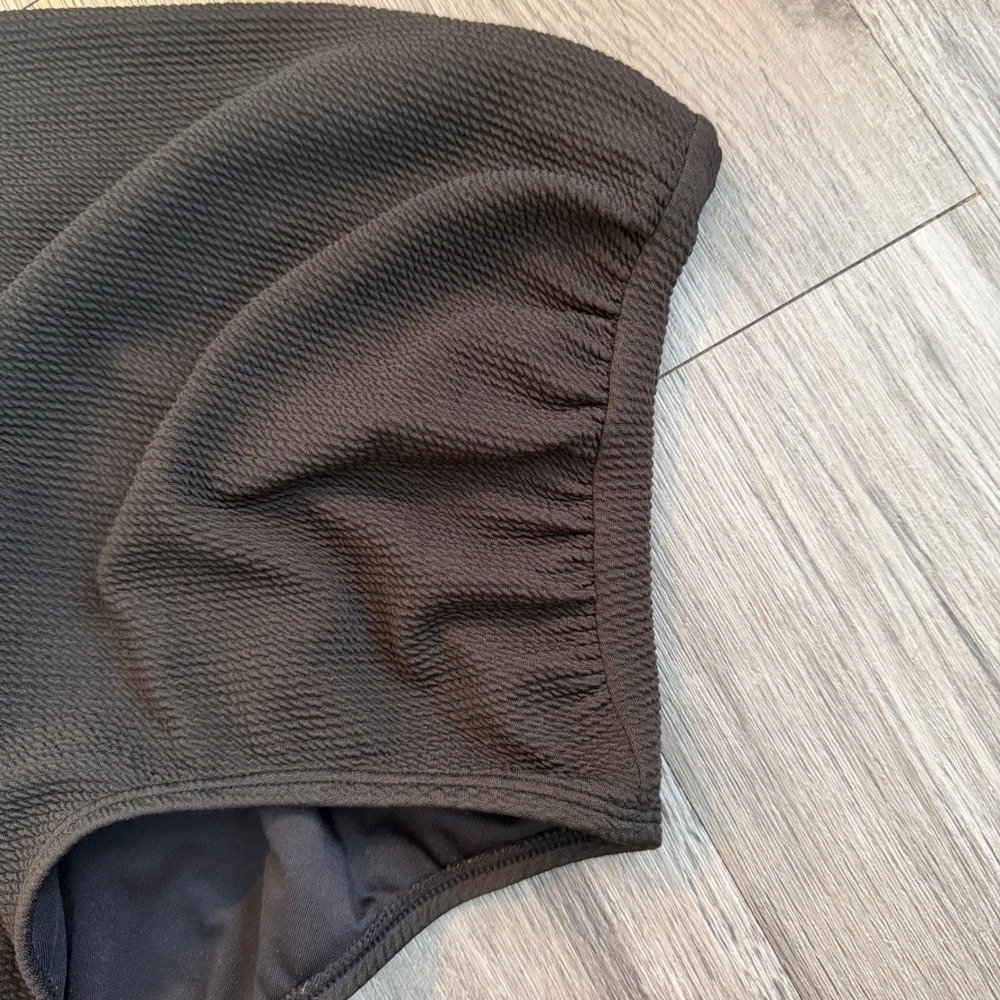 Maternity Hi-Waisted Textured Black Swim Bottoms by Old Navy Plus Size XXL - Picture 6 of 8
